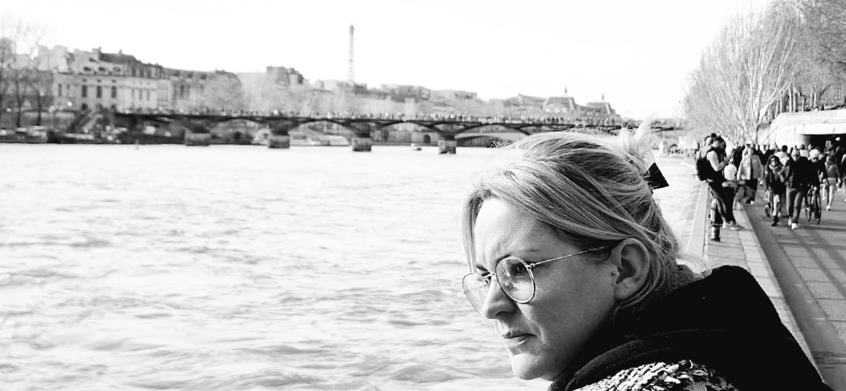 Anne-Sophie lors d’un séjour à Paris